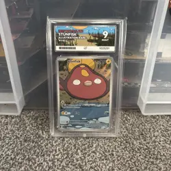 Pokemon TCG Stunfisk 118/086 White Flare AR Ace 9 - Image 1