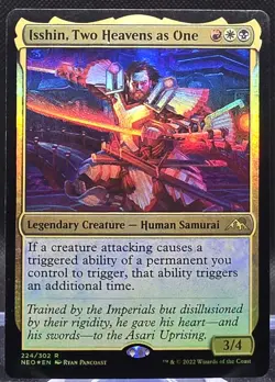 Isshin, Two Heavens as One #224 Kamigawa: Neon Dynasty Rare Foil - Image 1