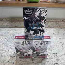 Pokemon TCG Scarlet & Violet Black Bolt/White Flare Booster Bundle Box Lot (3) - Image 1