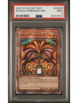 2023 Yu-gi-oh! Tn23 En002 Exodia Forbidden One Quarter Century Rare PSA 9 - Image 1