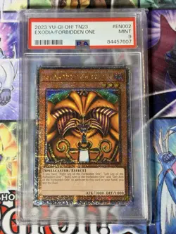 2023 Yu-gi-oh! Tn23 En002 Exodia Forbidden One Quarter Century Rare PSA 9 - Image 3