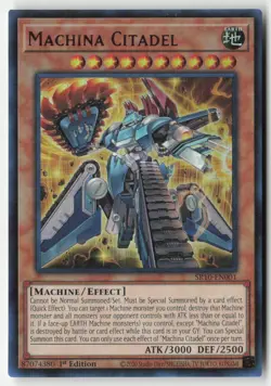 Yugioh - Machina Citadel SR10-EN001 1st Edition - Ultra Rare - Image 1