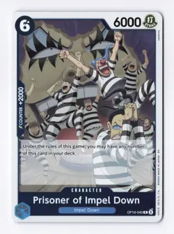 Prisoner of Impel Down (Foil) OP16-042 (R) One Piece The Time of Battle (OP16) - Image 1