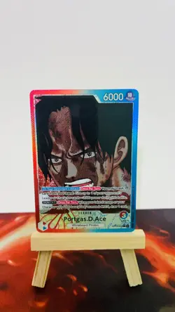 Portgas.D.Ace (002) (Alternate Art) OP13-002 Carrying On His Will Foil - Image 1
