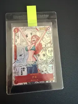 One Piece TCG Nami Manga Rare OP01-016 PRB01 - Japanisch - Image 2