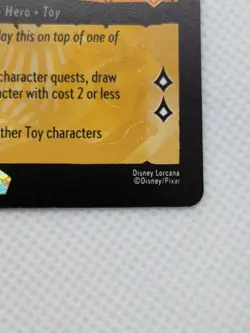 Disney Lorcana Woody Jungle Guide Wilds Unknown Legendary 15/204 Non Foil - Image 4