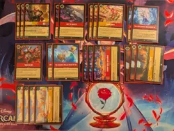 Disney Lorcana Amber Ruby Racer Wreck It Ralph Sugar Rush Deck With Sleeves/Box - Image 3