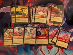 Disney Lorcana Amber Ruby Racer Wreck It Ralph Sugar Rush Deck With Sleeves/Box - Image 4