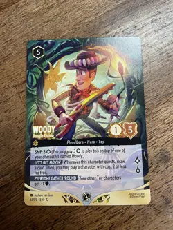 Disney Lorcana Woody Jungle Guide Set Championship NON-Foil Promo Alt Art... - Image 1
