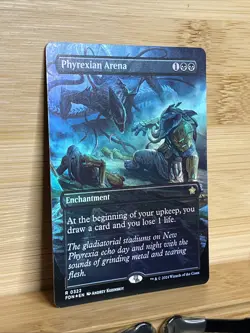 Magic: The Gathering FOIL Phyrexian Arena Borderless - Foundations 322 MTG - Image 4