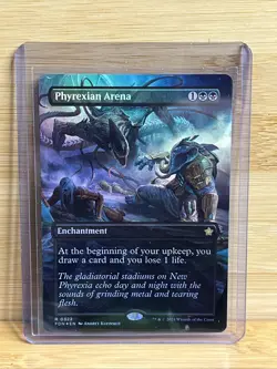 Magic: The Gathering FOIL Phyrexian Arena Borderless - Foundations 322 MTG - Image 5