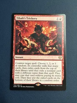 MTG Tibalt's Trickery - Kaldheim (KHM) NM - Image 1