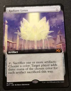 Radiant Lotus - Extended Art - DFT - MTG - EN - NM - 0395 - Image 1