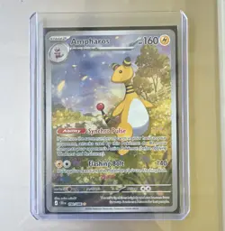 Pokemon TCG Ampharos Holo Stage 2 160 HP 090/086 English - Invasion - Image 1