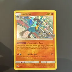 The Pokemon Company Lucario SM95 Prerelease Promo Holo English Stage 1 110 HP - Image 1