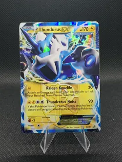Pokemon TCG Thundurus-EX Black & White BW81 Holo Promo Promo - Image 1