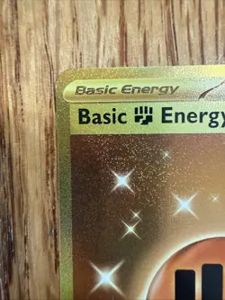 Basic Fighting Energy Gold Pokemon Scarlet & Violet Base 258/198 - Image 3