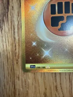 Basic Fighting Energy Gold Pokemon Scarlet & Violet Base 258/198 - Image 4