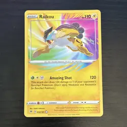 The Pokemon Company Raikou 050/185 Amazing Rare Holo Vivid Voltage English 2020 - Image 1