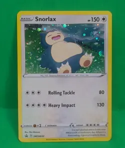 Snorlax SWSH032 Holo Promo Sword & Shield Promo Pokemon Holo - Image 1