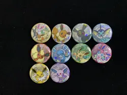 2026 Pokemon TCG S-Chinese Gem Pack Badge Umbreon Eeveelutions SP Lot*10 #9 PC46 - Image 1