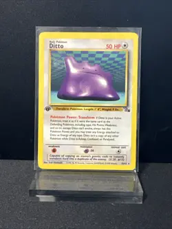 Ditto - 18/62 Fossil 1999 - First Edition - WOTC Pokemon TCG - Image 1