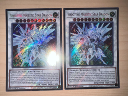 2X Yugioh Shooting Majestic Star Dragon BLGG-EN092 Secret Rare 1st Edition NM - Image 1
