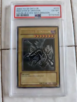 Red-Eyes B. Dragon LOB-070 The Legend of Blue Eyes White Dragon Unlimited - Image 1