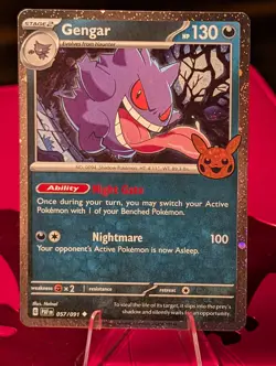 Pokemon Trick Or Trade 2024 Gengar #57 [Cosmos Holo] 🎃 - Image 1