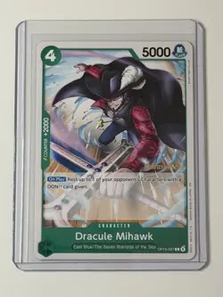 Dracule Mihawk OP15-027 Adventures On Kami’s Island Release Event One Piece - Image 1