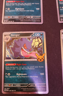 Pokemon TCG Gengar (Cosmos Holo) #057/091 Trick or Trade 2024, Pack Fresh - Image 3
