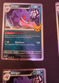 Pokemon TCG Gengar (Cosmos Holo) #057/091 Trick or Trade 2024, Pack Fresh - Image 4