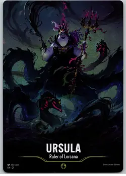 Ursula Ruler of Lorcana Disney Illumineer's Quest Deep Trouble Jumbo Foil 3.5x5 - Image 1