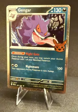 Pokemon- Gengar (Cosmos Holo) 057/091 Trick or Trade- NM - Image 3