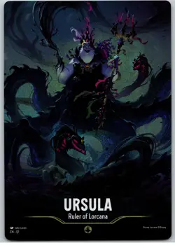 Ursula Ruler of Lorcana Disney Illumineer's Quest Deep Trouble Jumbo Foil 3.5x5 - Image 1