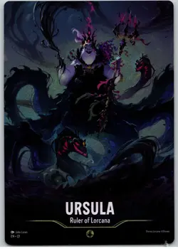 Ursula Ruler of Lorcana Disney Illumineer's Quest Deep Trouble Jumbo Foil 3.5x5 - Image 1