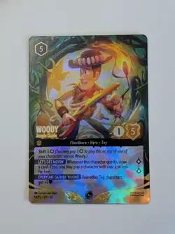 Disney Lorcana Woody Jungle Guide Set 12 Top 8 FOIL Promo 54/P3 - Image 2