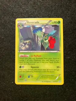 Roserade Dragons Exalted 15/124 Rare LP/NM Pokemon TCG - Image 1