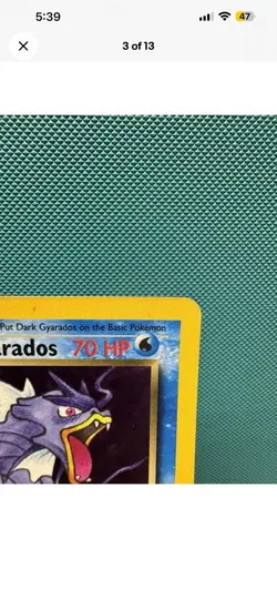 Pokemon Dark Gyarados Holo Rare TCG Card Celebrations 8/82 - MP+ - Image 4