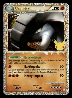 Donphan 107/123 Classic Collection Celebrations: Classic Collection Pokemon Card - Image 2