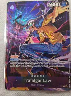 Trafalgar Law (Illustration Box Vol.6) P-093 One Piece Promotion Cards Foil - Image 1