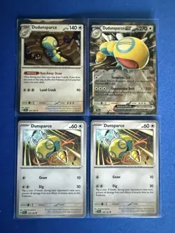Dudunsparce ex Journey Together+Dudensparce+Dunsparce (x2) 4-card lot - PWE - Image 1