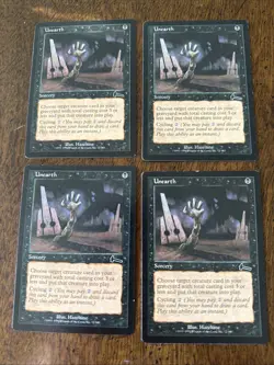 Unearth Urza's Legacy Regular Magic The Gathering MTG M/HP - Image 1