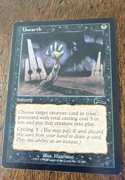 Unearth Urza's Legacy Regular Magic The Gathering MTG M/HP - Image 2