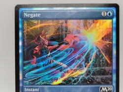Negate Promo Pack Foil NM MTG Core Set 2020 M20 Stamped Counterspell - Image 2