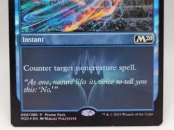 Negate Promo Pack Foil NM MTG Core Set 2020 M20 Stamped Counterspell - Image 3