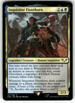 Inquisitor Eisenhorn 40K #127 Warhammer 40,000 Magic: The Gathering LP - Image 1