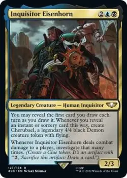 Inquisitor Eisenhorn 40K #127 Warhammer 40,000 Magic: The Gathering LP - Image 3