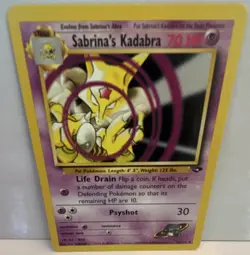 Sabrina's Kadabra Uncommon Regular 70 HP 58/132 Gym Challenge - Image 1