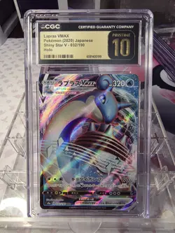 CGC 10 Japanese Pokemon TCG Holo 6-Slab Lot. 3 BL Prestine 10s. 3 Gem Mint 10s - Image 2
